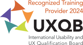 UXQB Logo Recogniced Training Provider 2023