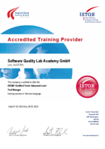 ISTQB Certified Tester - Advanced Level: Test Manager (CTAL-TM) - Zertifikat